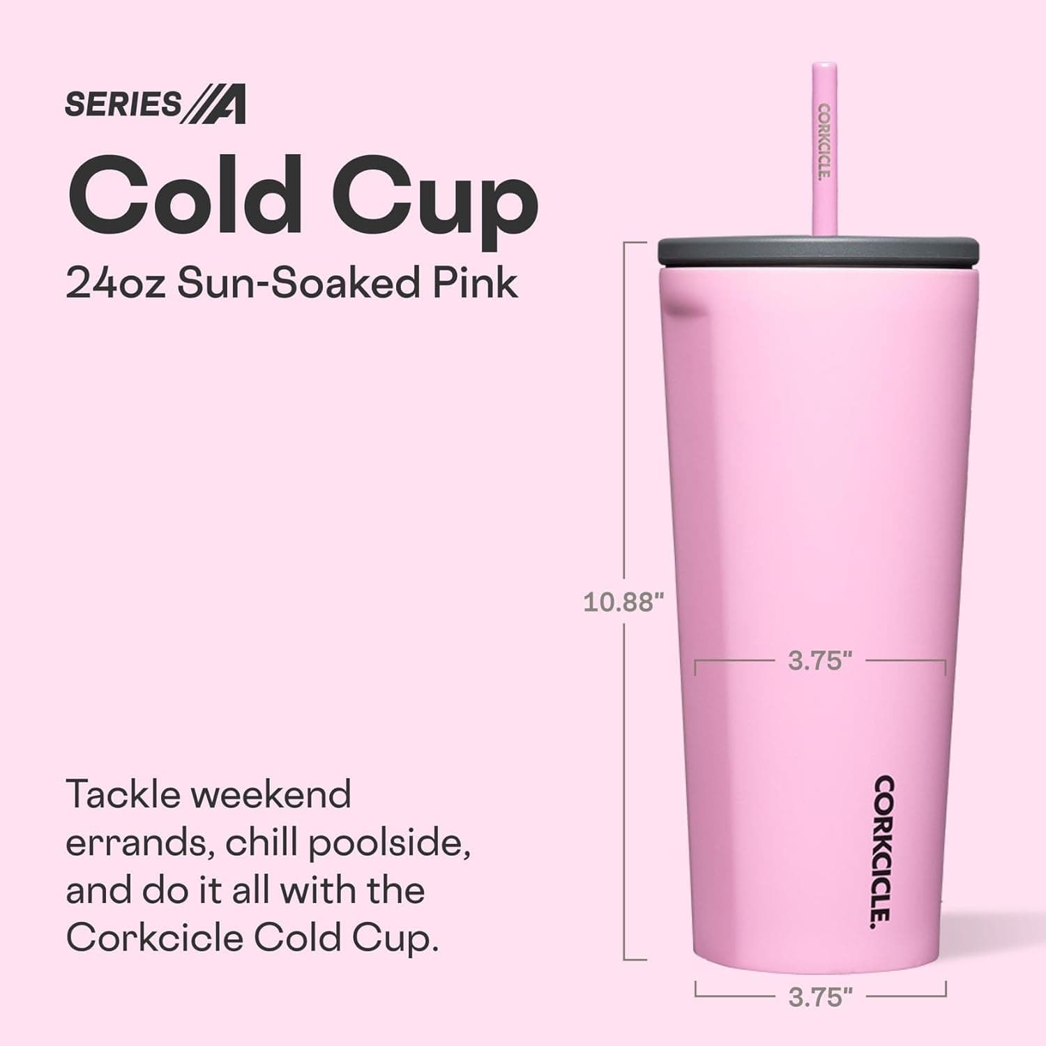 Corkcicle Cold Cup Insulated Tumbler 24 oz thumbnail 2