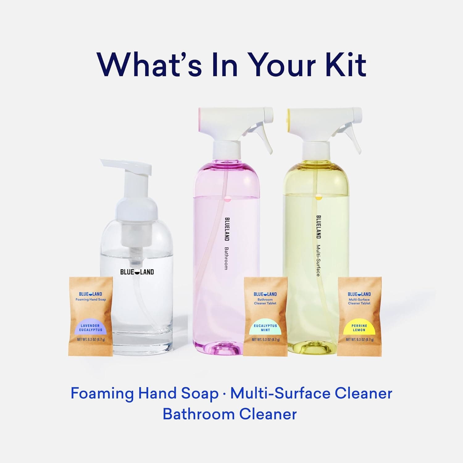 Blueland Clean Home Kit (3 Reusable Bottles + 3 Tablets) thumbnail 2