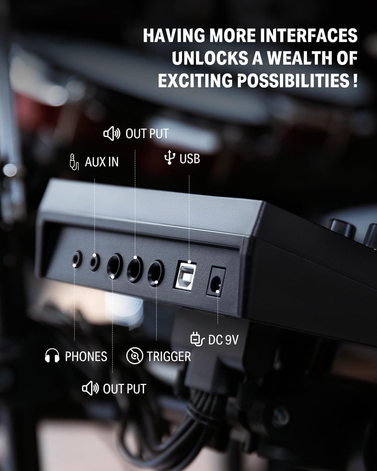 Donner DED-200 MAX Electronic Drum Set thumbnail 2