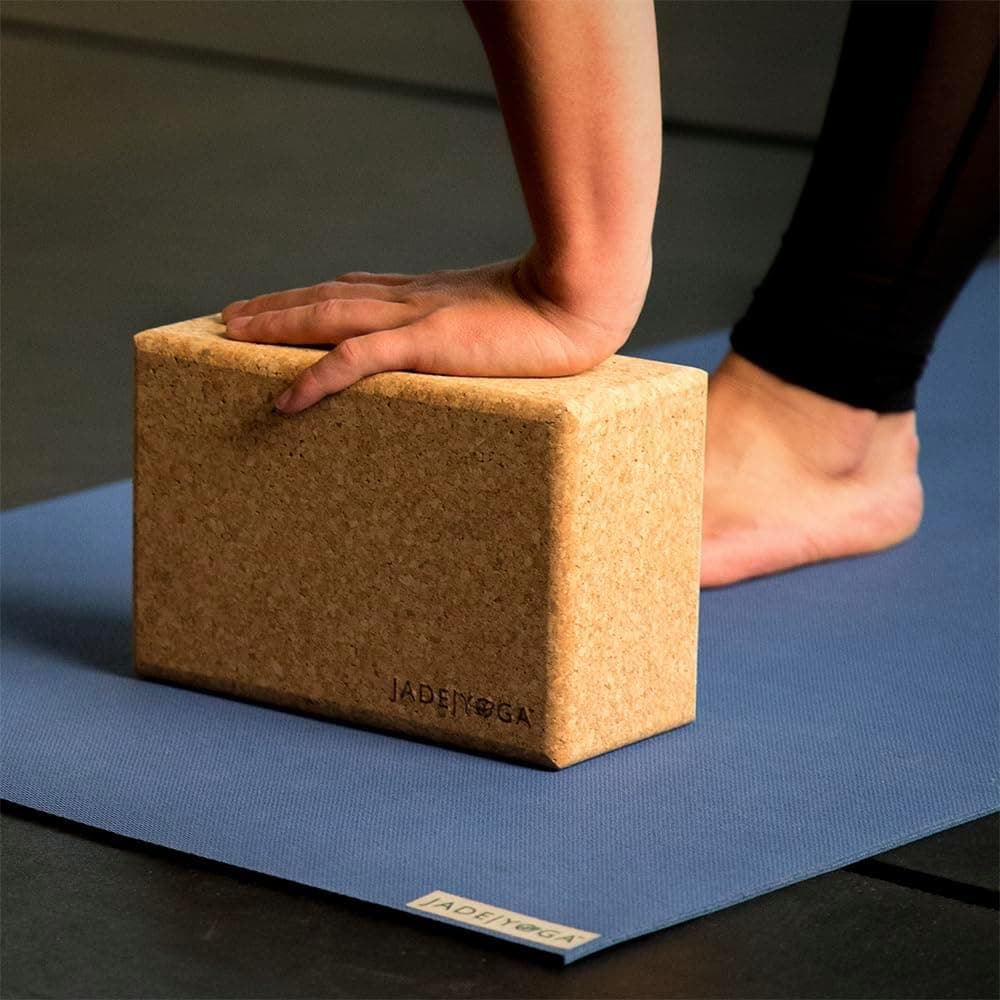 JadeYoga Cork Yoga Block thumbnail 3