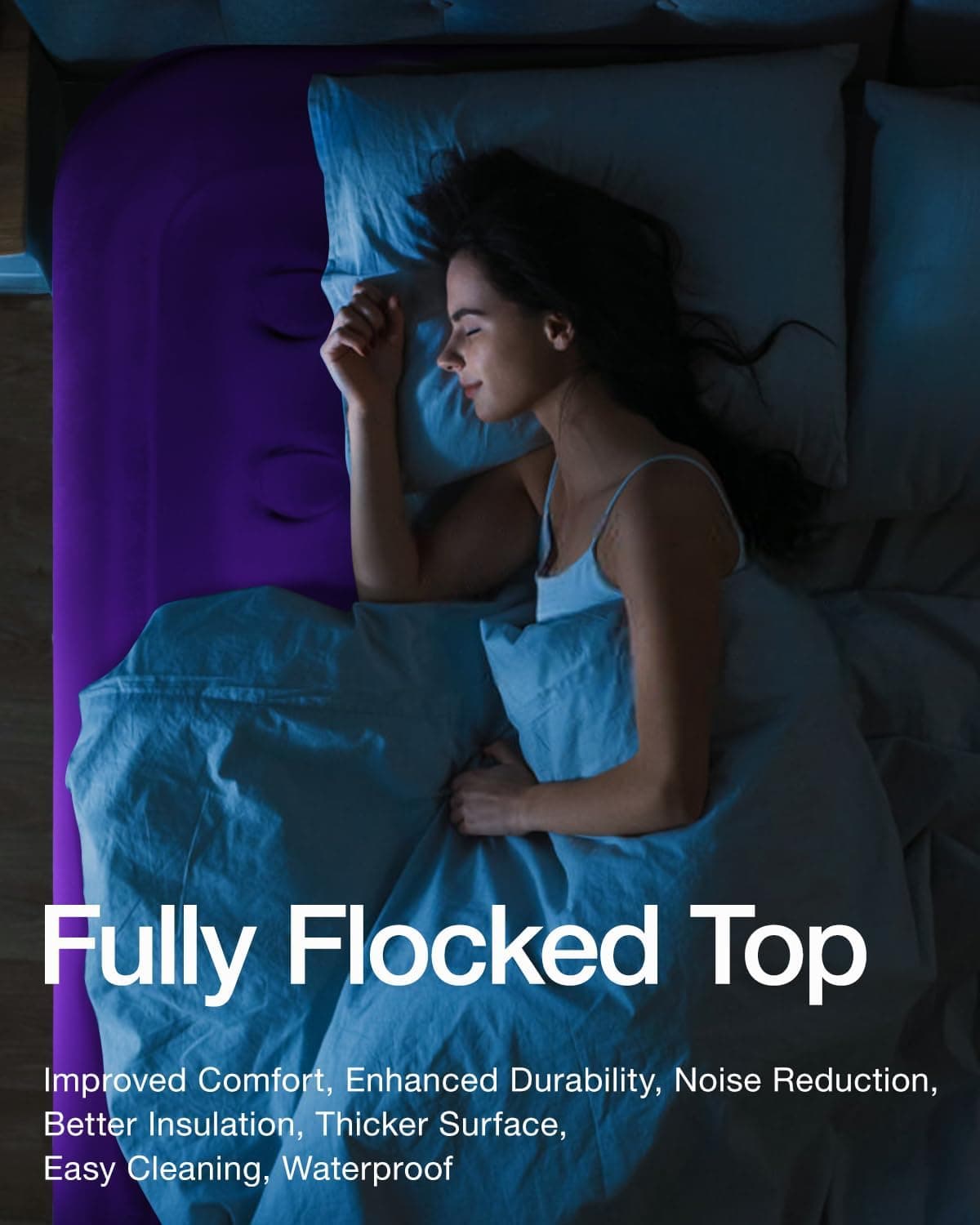 CHILLSUN Queen Air Mattress with Built-in Pump thumbnail 4