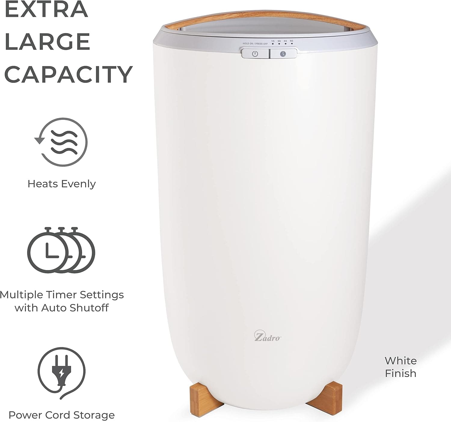 Zadro Large Hot Towel Warmer Bucket (20L) thumbnail 4