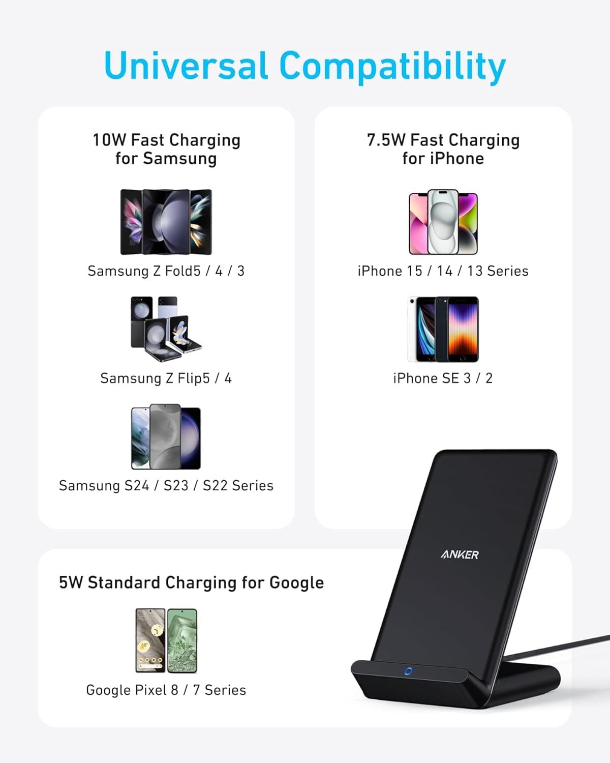 Anker 313 Wireless Charger Stand thumbnail 3