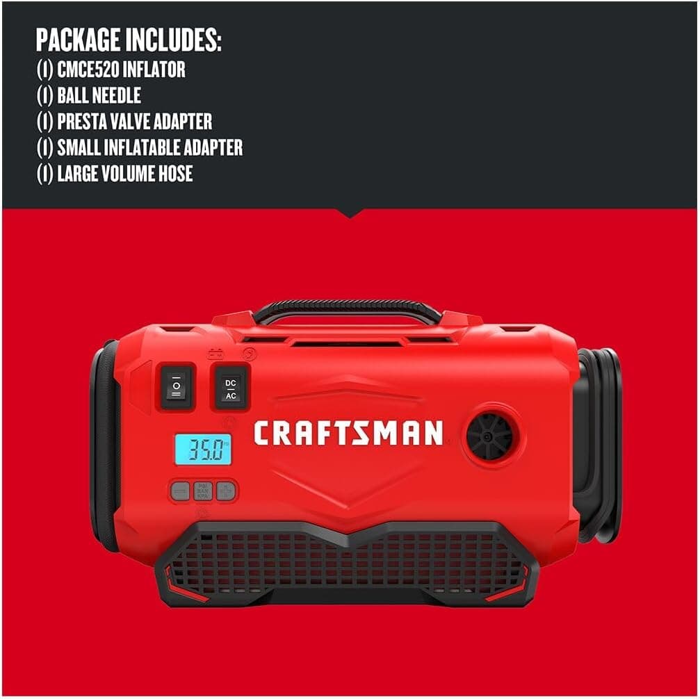 CRAFTSMAN V20 Cordless Tire Inflator (CMCE520B) thumbnail 3
