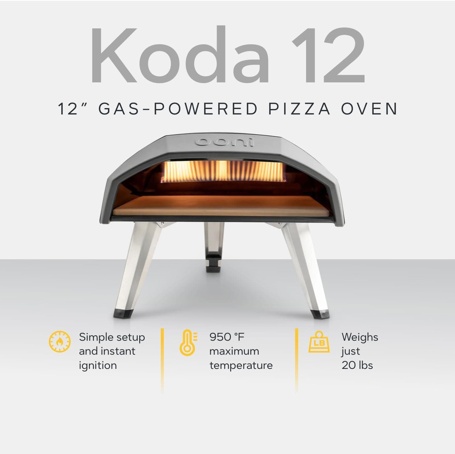 Ooni Koda 12 Portable Gas Pizza Oven thumbnail 3
