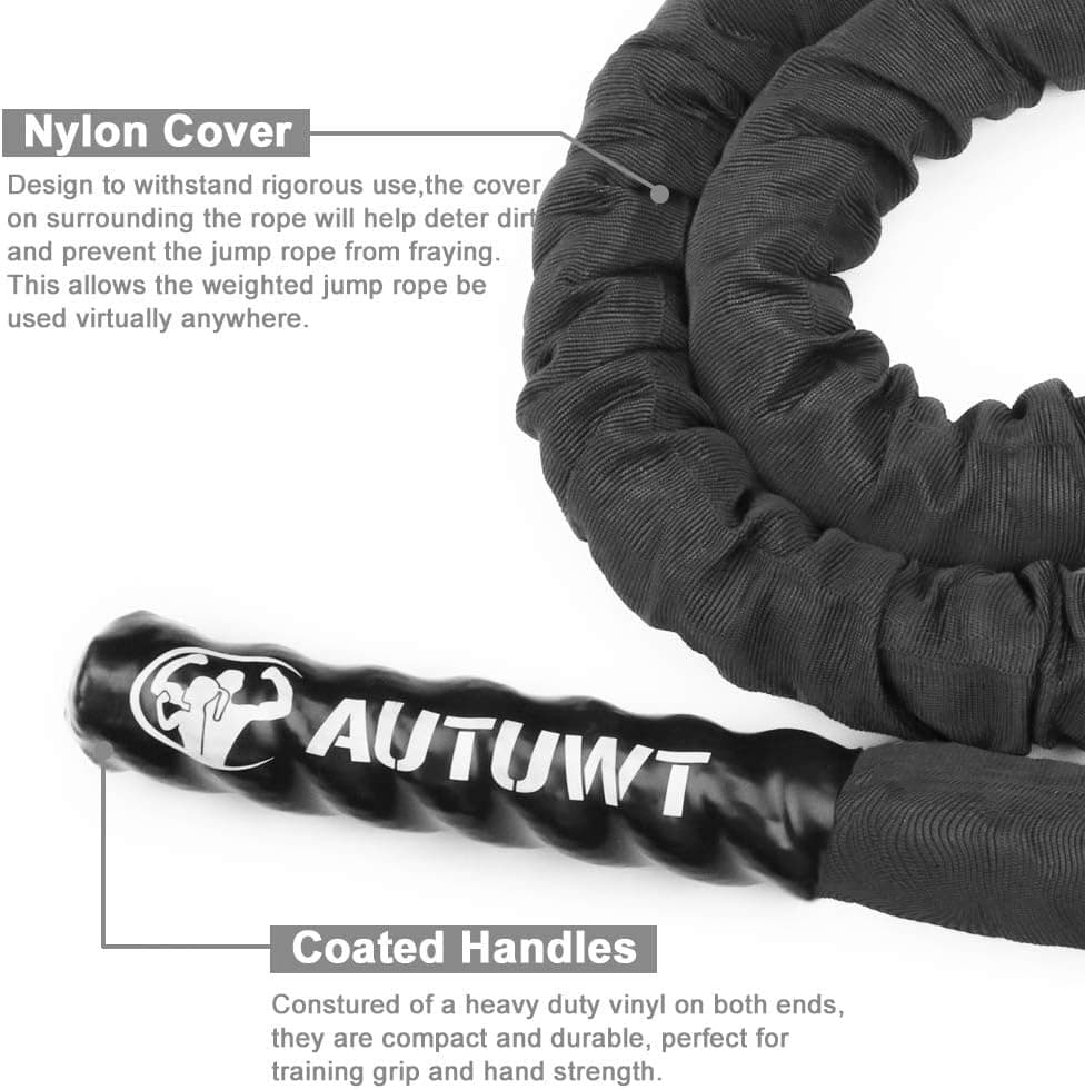 AUTUWT Heavy Jump Rope 2.8LB thumbnail 4