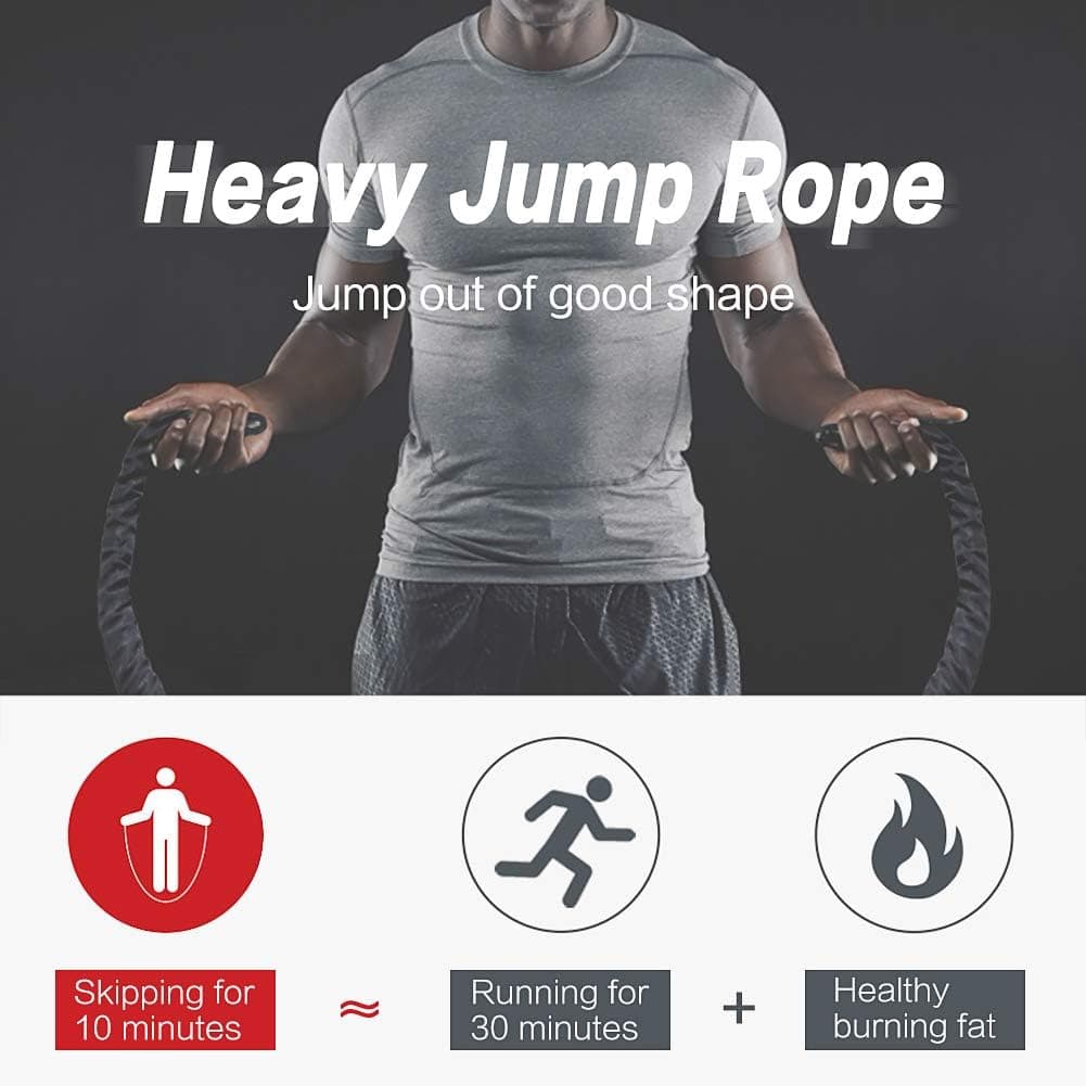 AUTUWT Heavy Jump Rope 2.8LB thumbnail 2