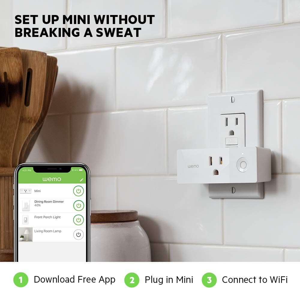 Wemo Mini Smart Plug (F7C063) thumbnail 5