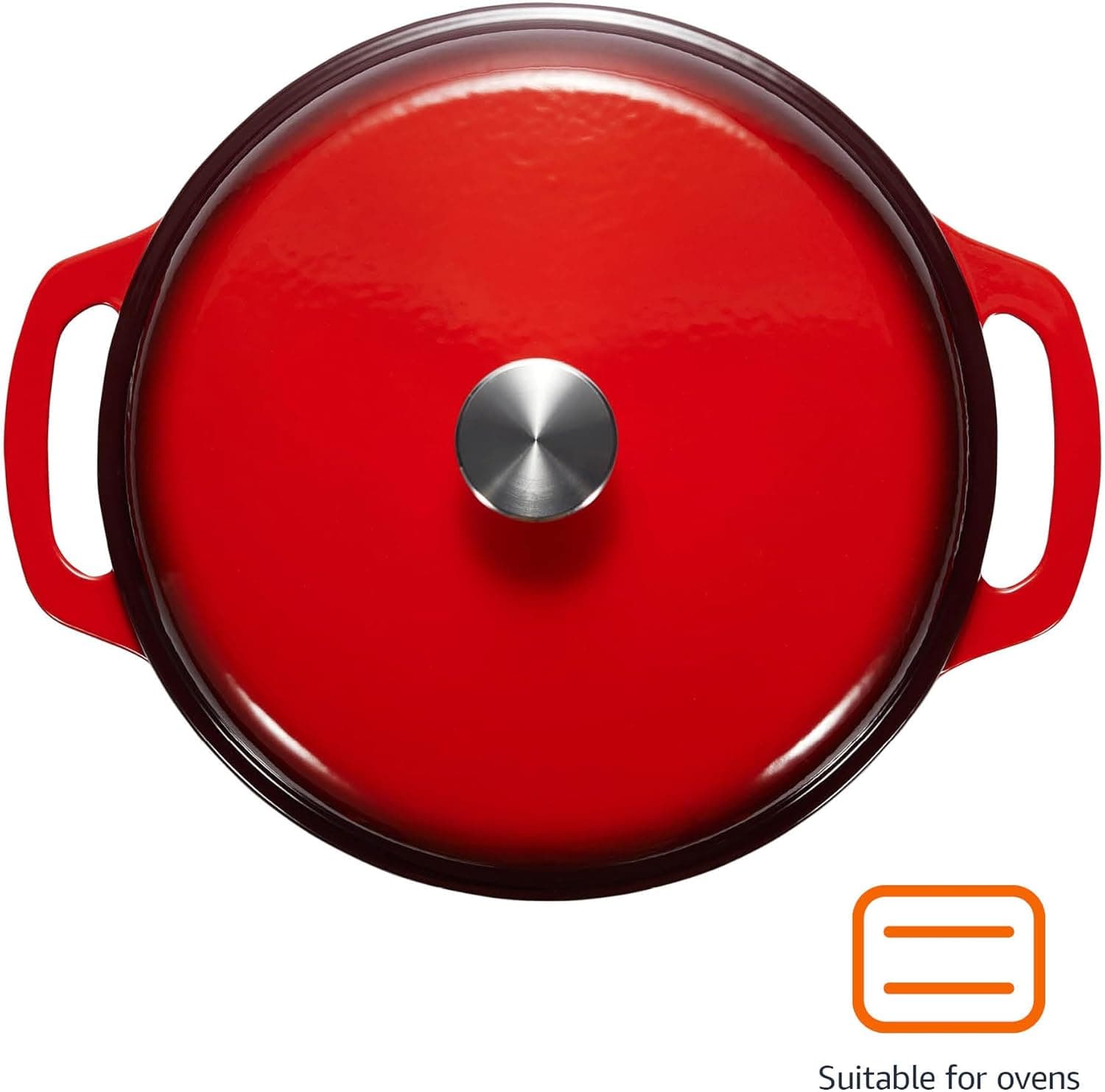 Amazon Basics Enameled Cast Iron 6-Qt Dutch Oven thumbnail 2