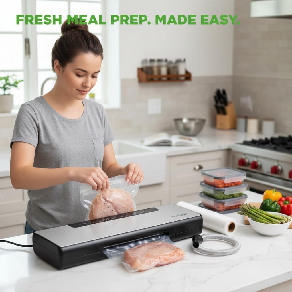 NutriChef Vacuum Sealer Machine thumbnail 4
