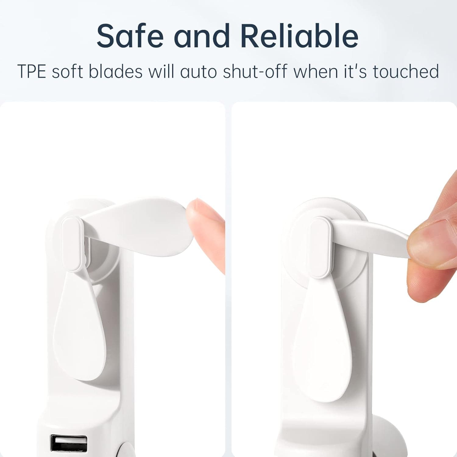 JISULIFE Handheld Mini Fan 3-in-1 with Power Bank thumbnail 2