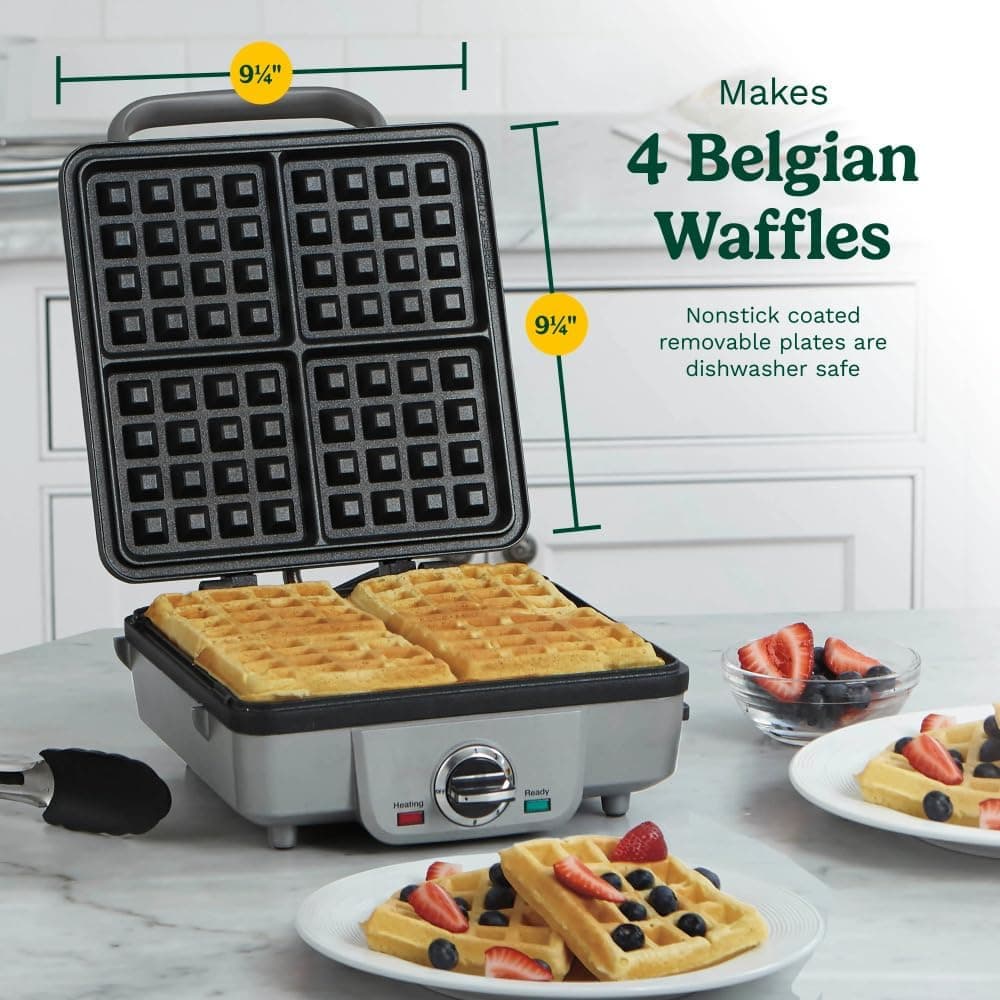 Cuisinart WAF-300P1 Belgian Waffle Maker with Pancake Plates thumbnail 2