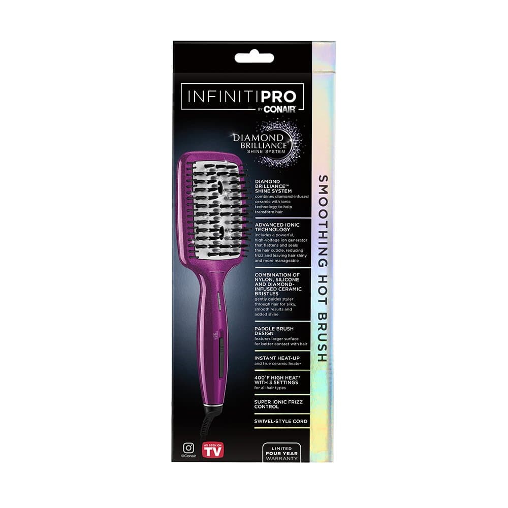 INFINITI PRO by Conair Diamond-Infused Ceramic Smoothing Brush thumbnail 4
