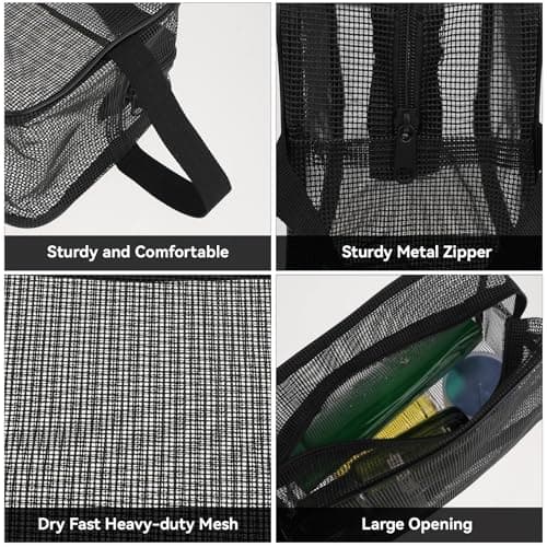 Coraje Mesh Shower Caddy Portable Tote thumbnail 3