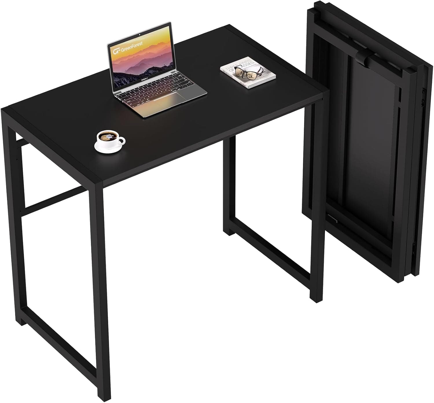 GreenForest Folding Desk No-Assembly, 31.5 Inch