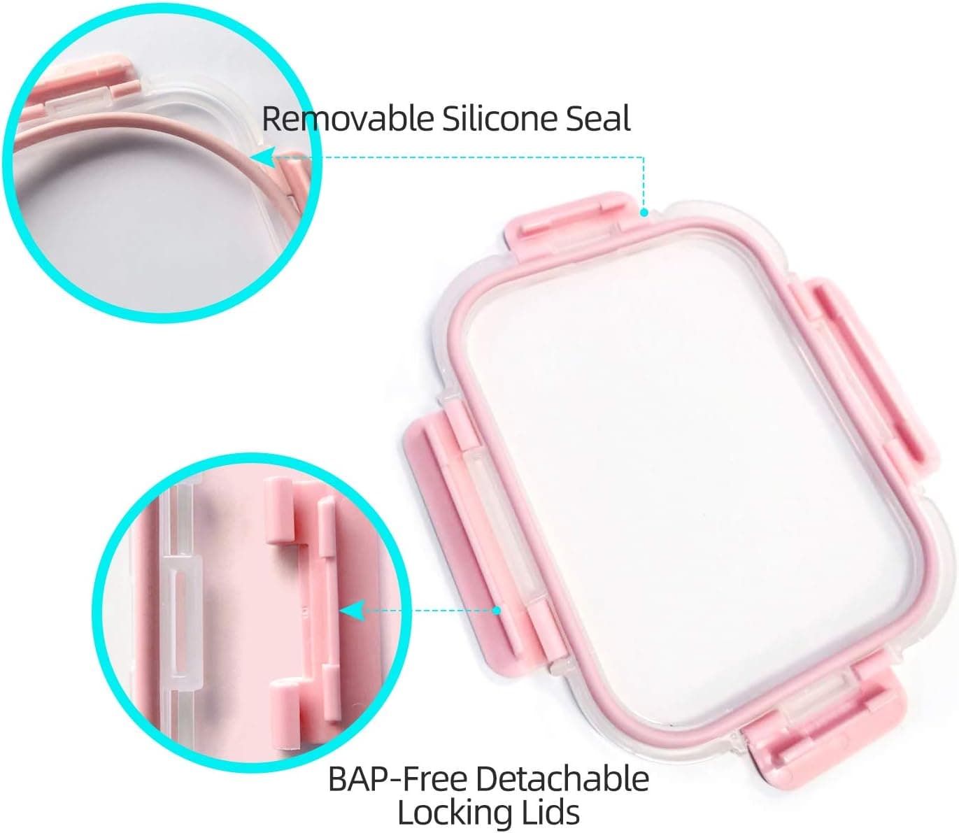 C CREST Glass Meal Prep Containers (10-Pack) thumbnail 3