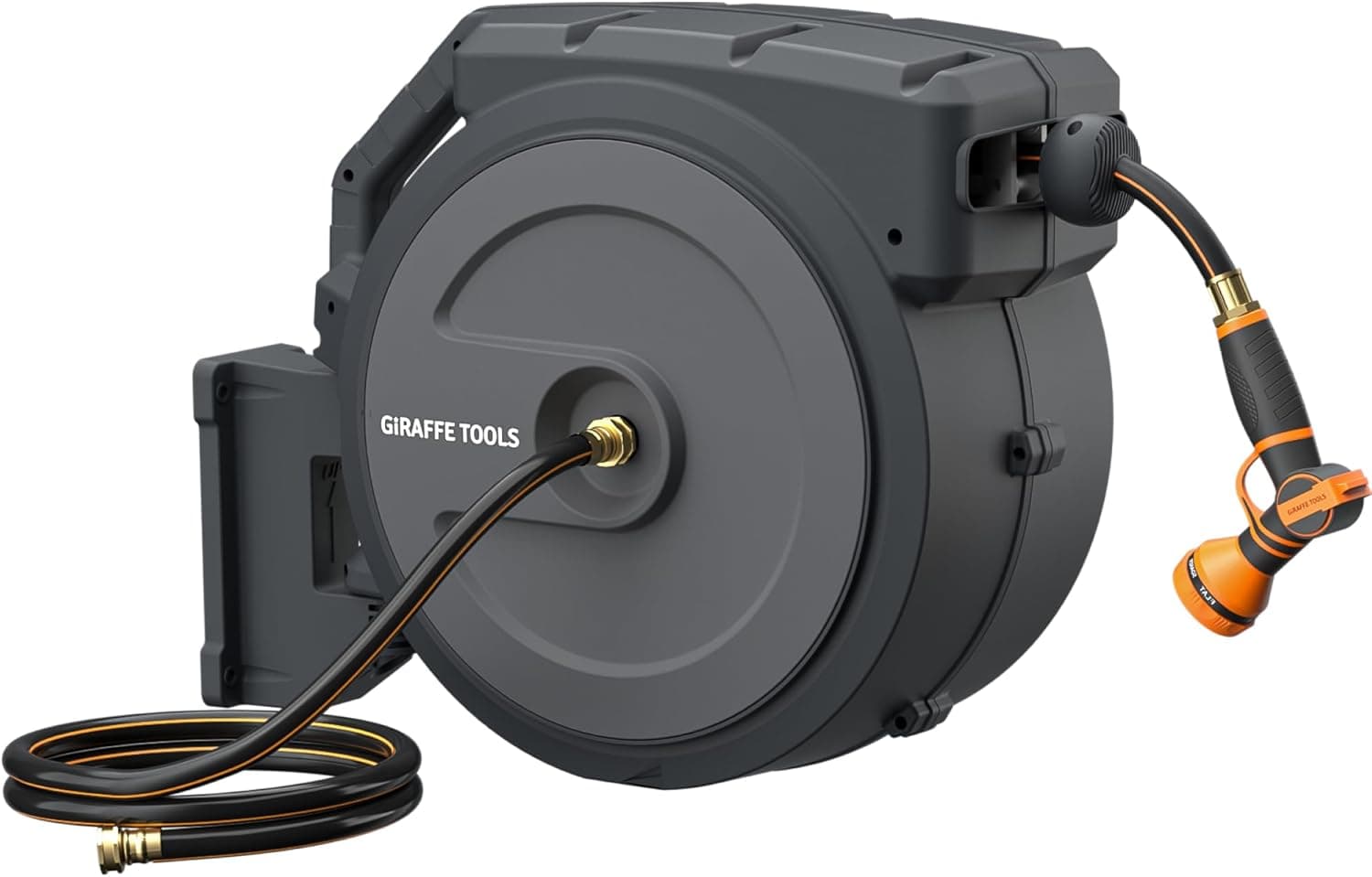 Giraffe Tools Retractable Hose Reel 5/8 in x 90 ft Wall Mounted - image 1