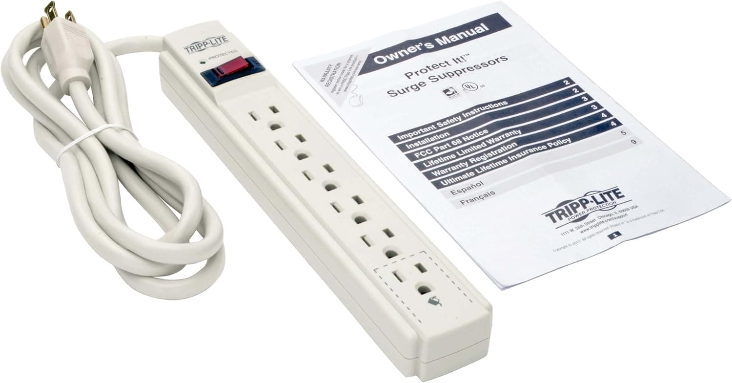 Tripp Lite TLP606 6-Outlet Surge Protector thumbnail 4