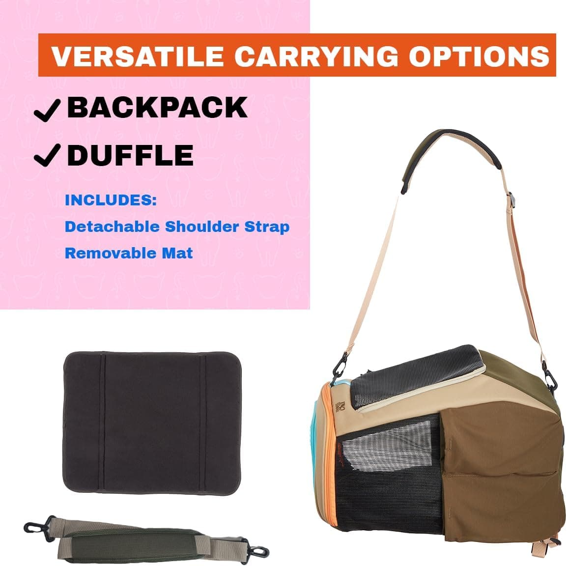 Travel Cat The Navigator Convertible Cat Backpack thumbnail 3