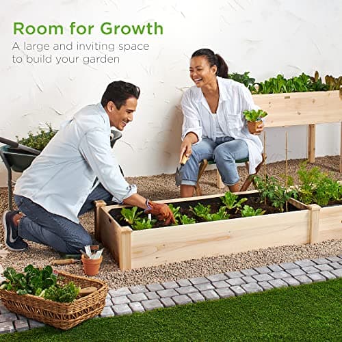 Best Choice Products Raised Garden Bed 8x2 ft thumbnail 2