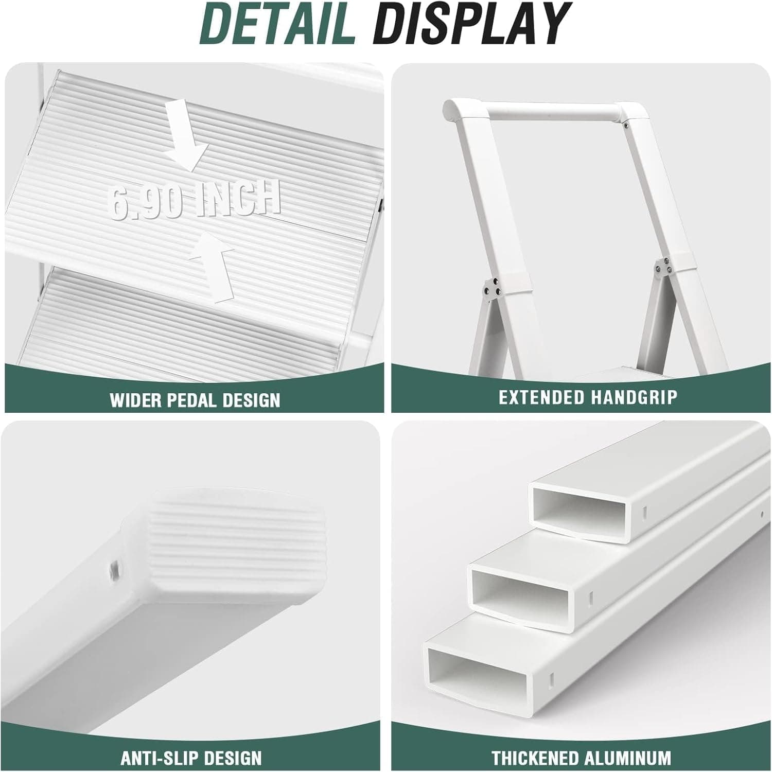 HBTower 4 Step Ladder with Handrail thumbnail 2
