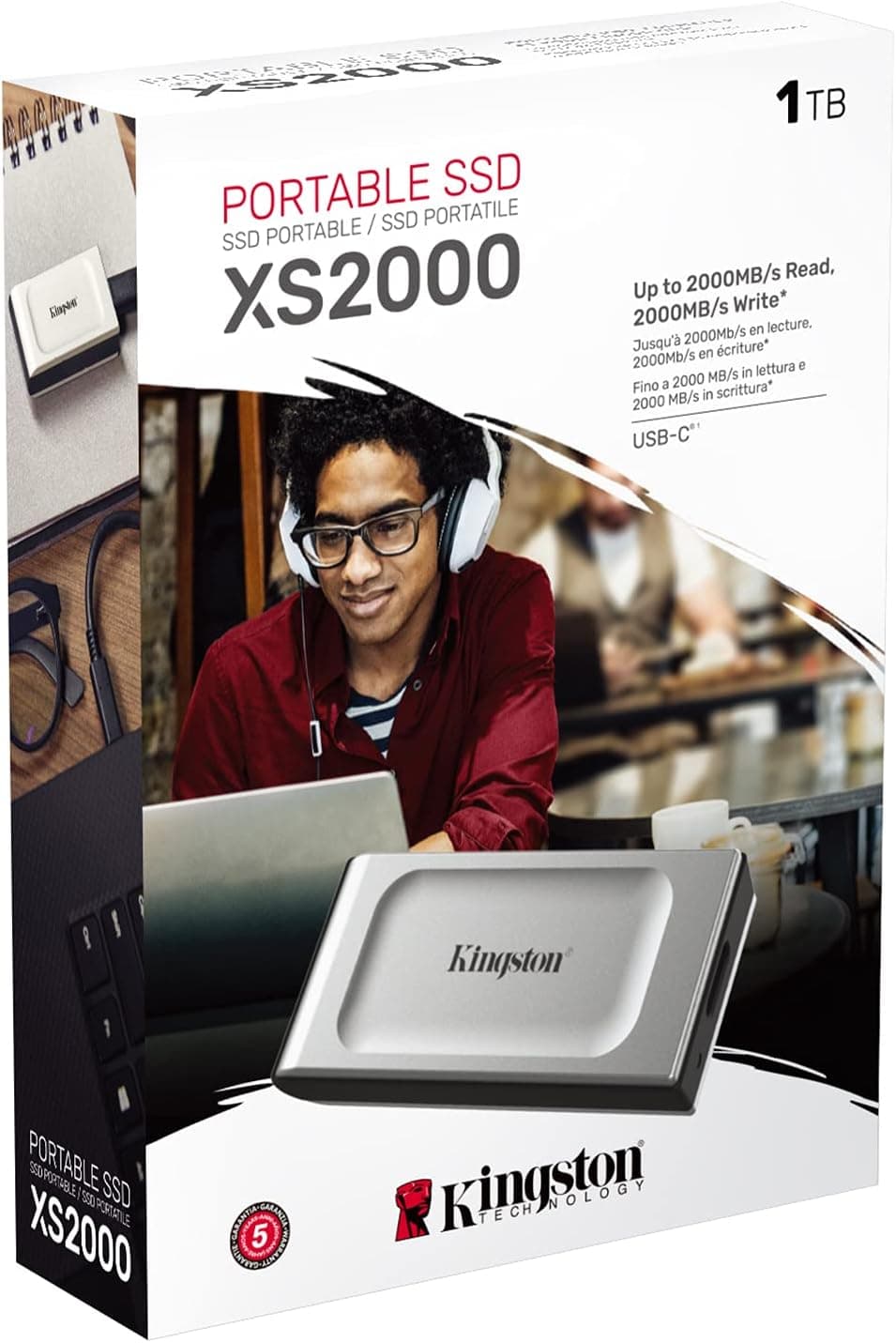 Kingston XS2000 Portable SSD (1TB) thumbnail 3