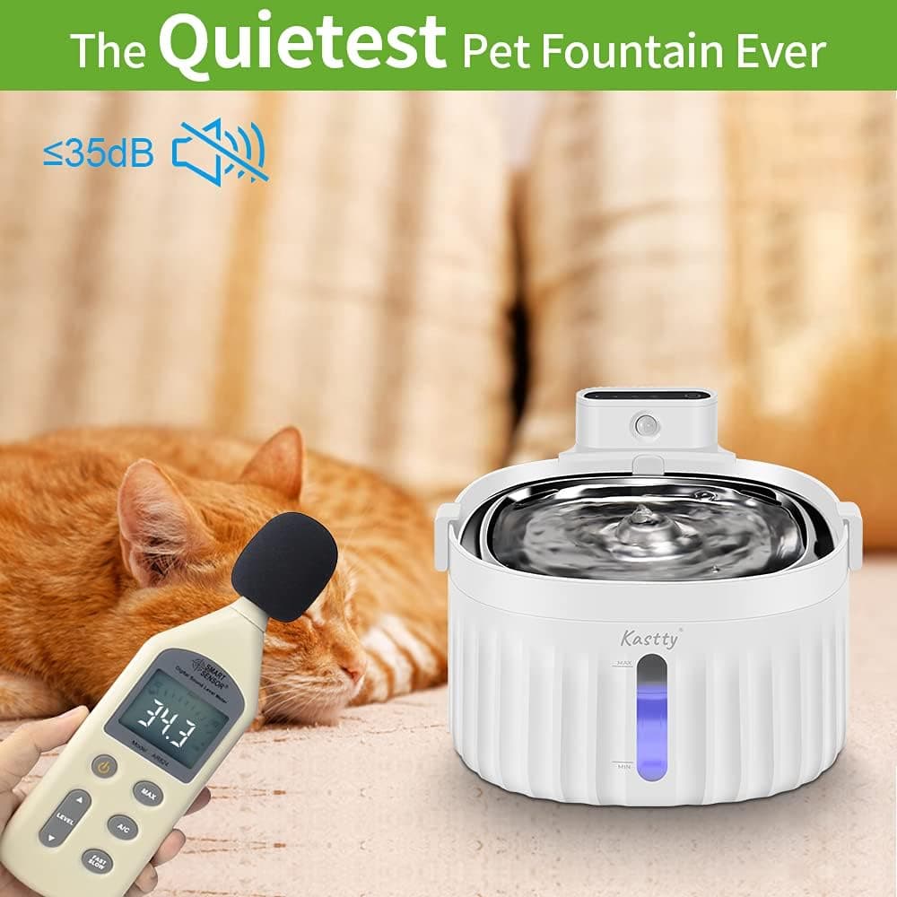 Kastty Wireless Battery Operated Cat Water Fountain thumbnail 5