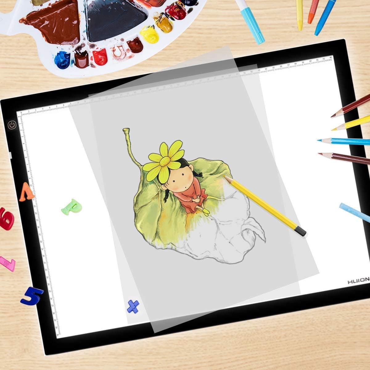 Huion A3 LED Light Pad for Tracing and Drawing thumbnail 2