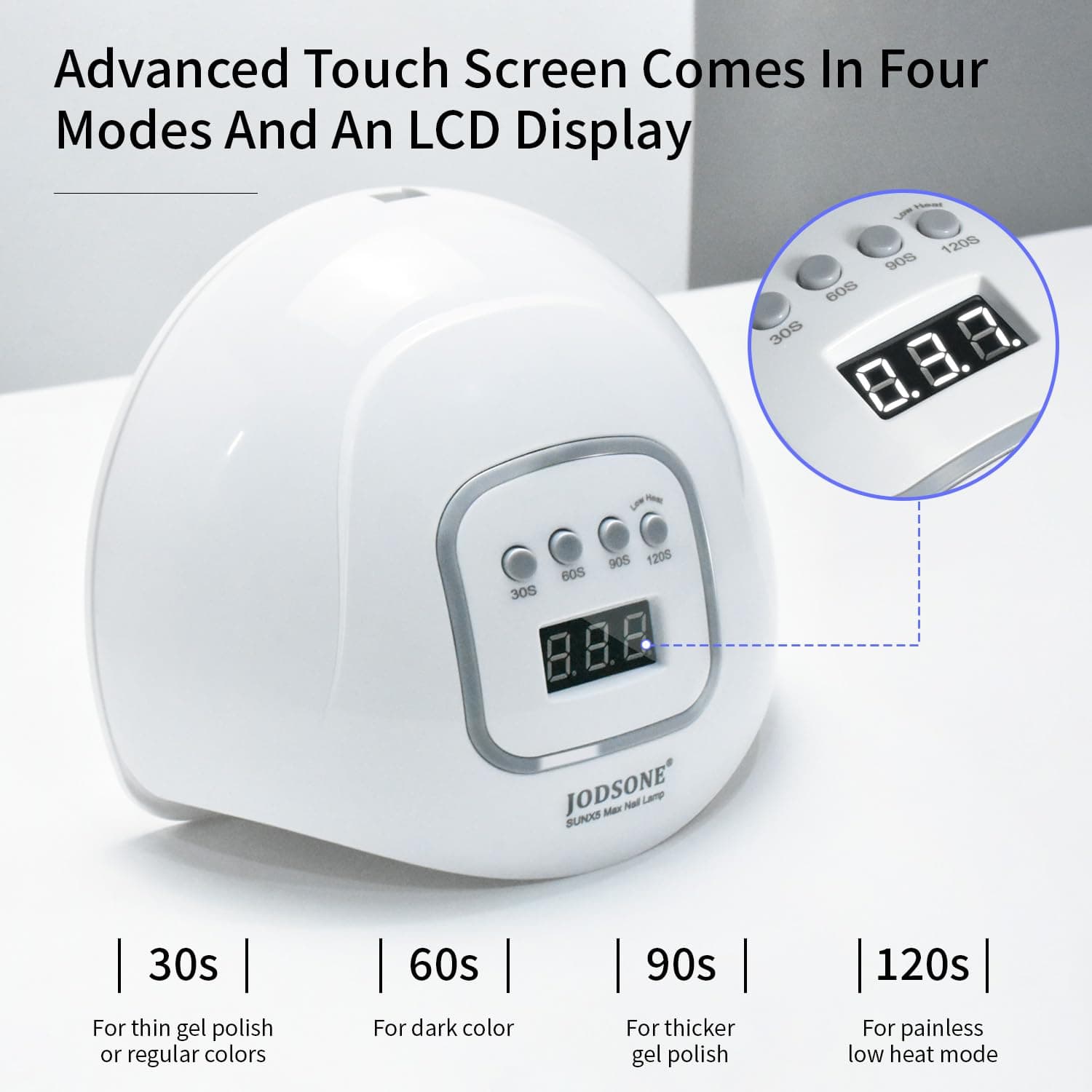 JODSONE 256W UV LED Nail Lamp thumbnail 2