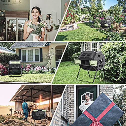SQUEEZE master 43-Gallon Tumbling Composter with Thermometer thumbnail 5