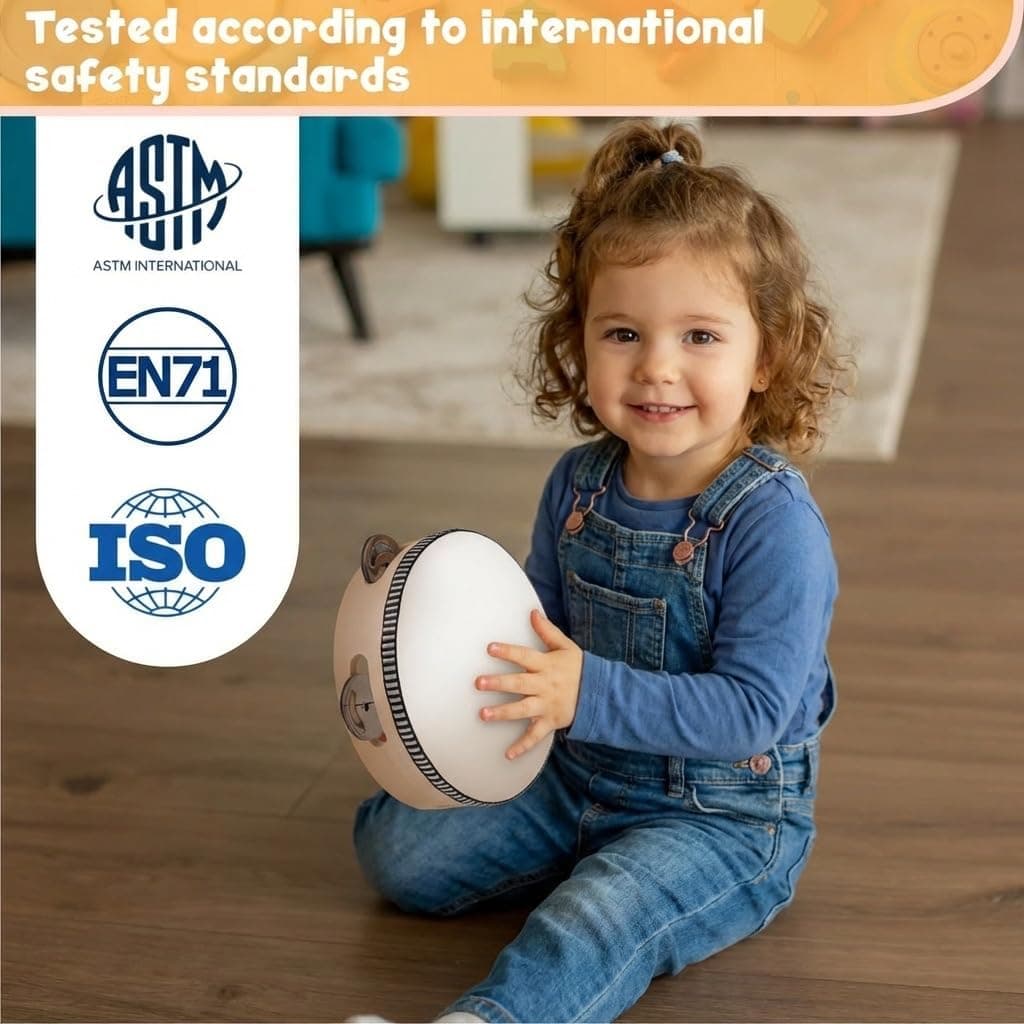 Stoie's Wooden Toddler Musical Instruments Set (Eco-Friendly Montessori) thumbnail 4