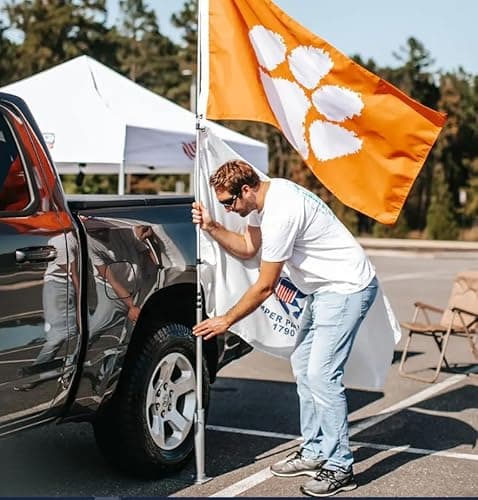 Flagpole-to-Go Ultimate Tailgate Kit with Portable Flagpole and Tire Mount thumbnail 4