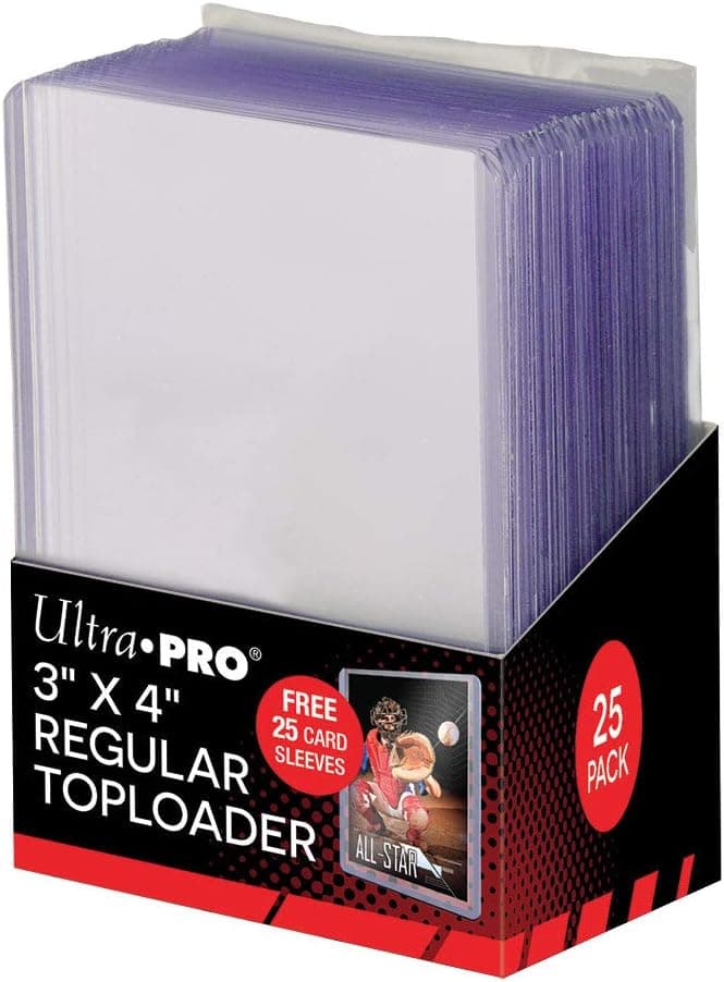 Ultra Pro 3x4 Regular Toploaders (25ct)