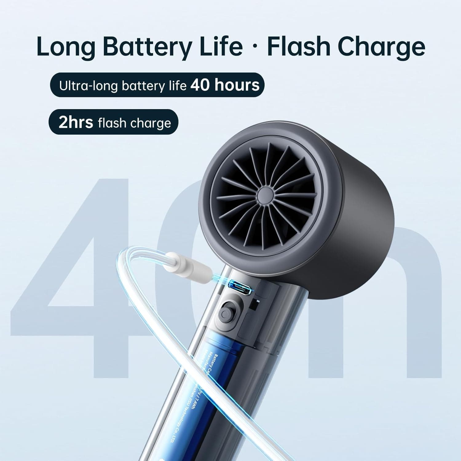 JISULIFE Portable Fan Pro1S Handheld Fan thumbnail 4