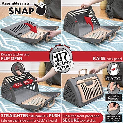 SportPet Designs Foldable Travel Cat Carrier thumbnail 3