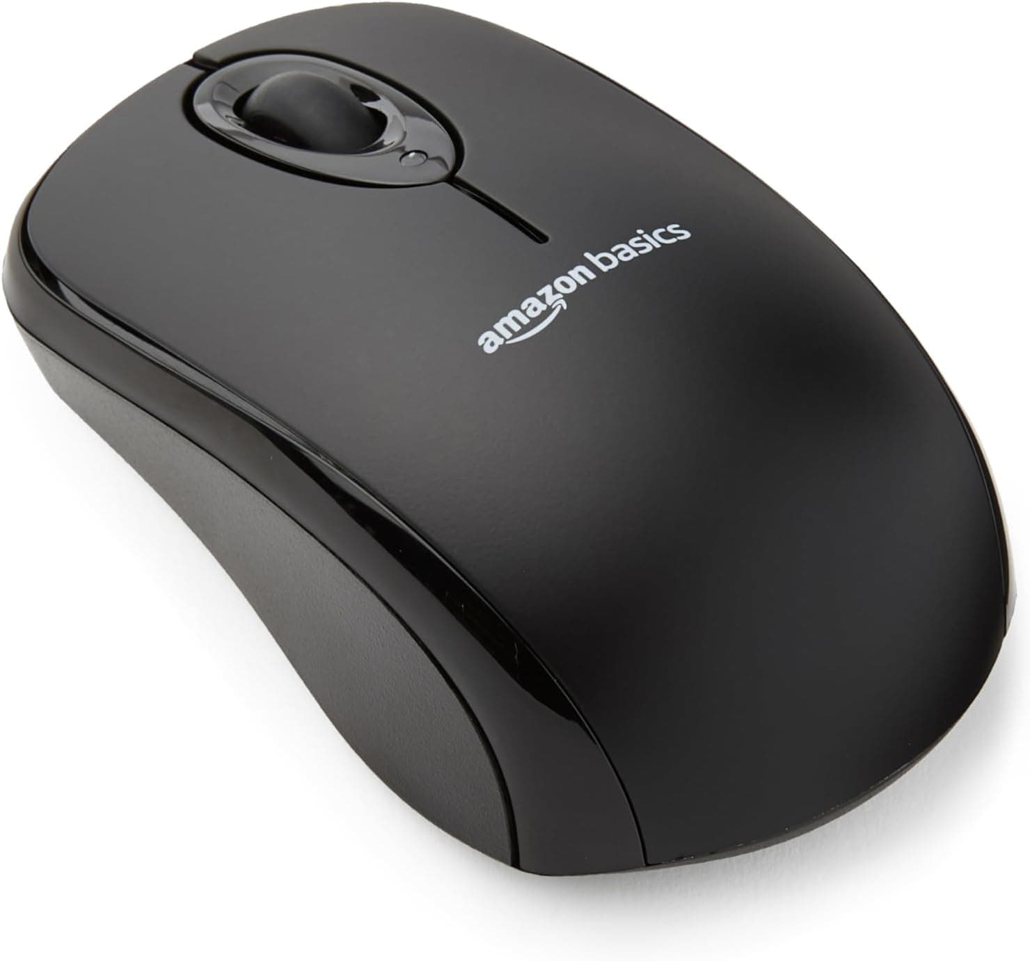 Amazon Basics 2.4 Ghz Wireless Optical Computer Mouse with USB Nano Receiver