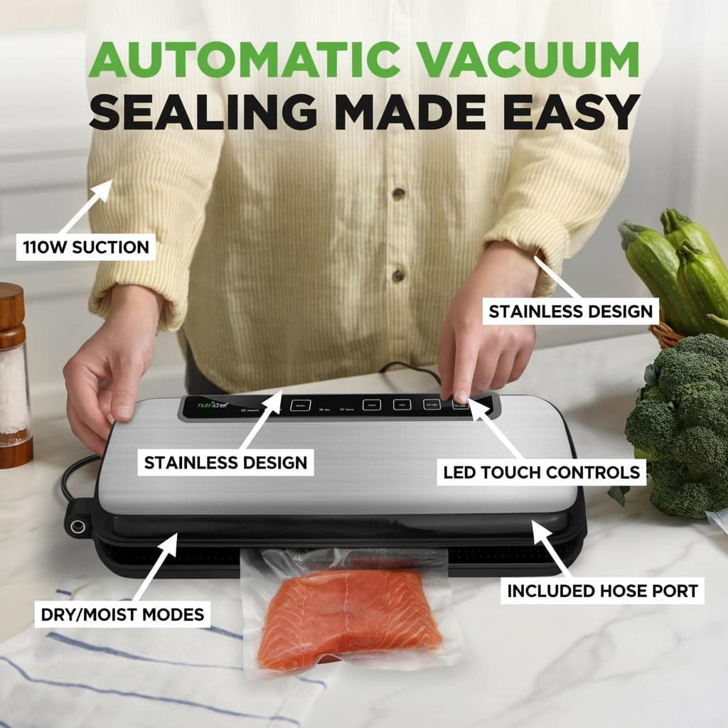 NutriChef Vacuum Sealer Machine thumbnail 3