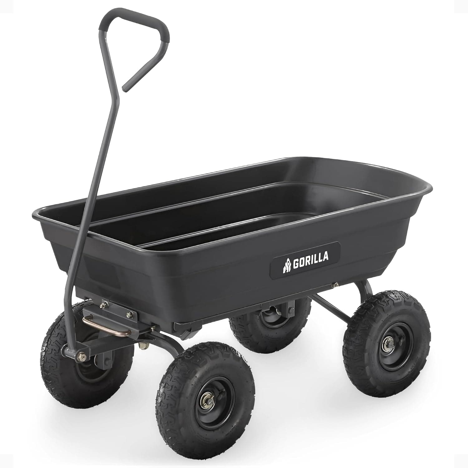 Gorilla Carts GOR4PS Poly Garden Dump Cart