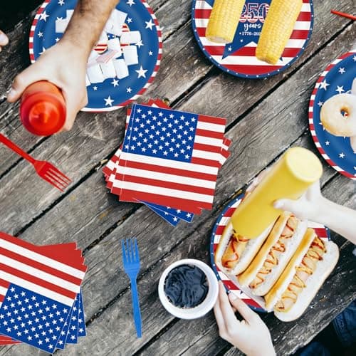Amscan Patriotic Tableware Mega Pack thumbnail 5