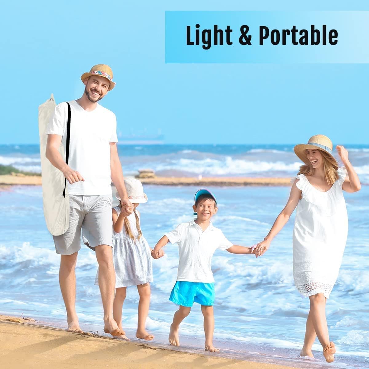 WhiteFang Deluxe Pop Up Beach Tent thumbnail 5