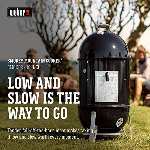 Weber Smokey Mountain Cooker 18-Inch Charcoal Smoker thumbnail 3