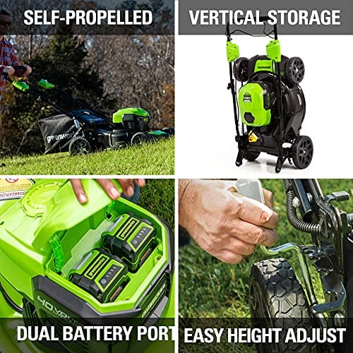 Greenworks 40V 21-Inch Brushless Self-Propelled Mower thumbnail 4