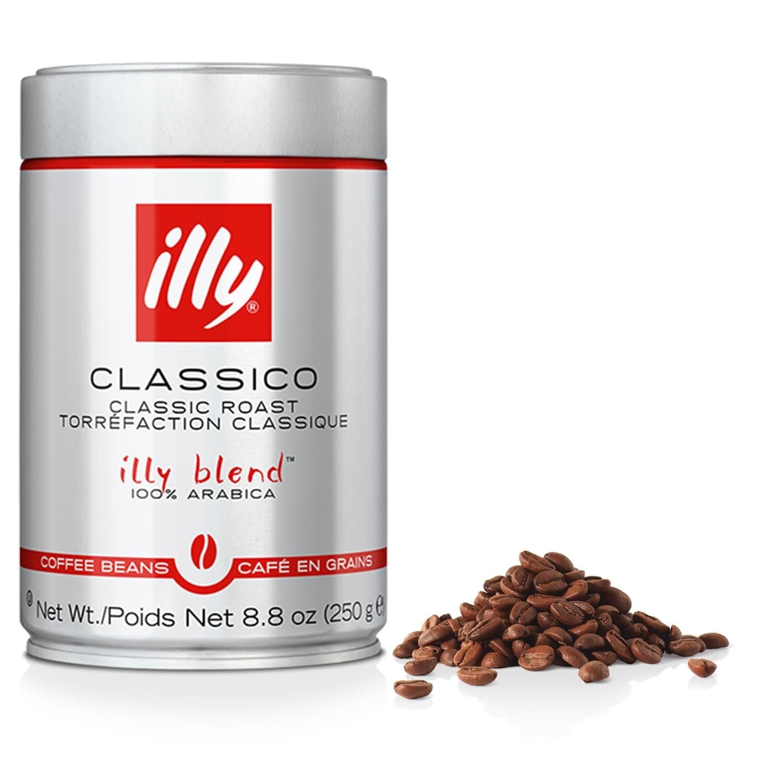 illy Classico Whole Bean Coffee Medium Roast, 8.8 oz