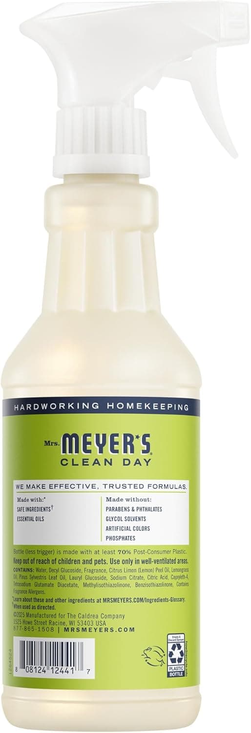 Mrs. Meyer's Clean Day Multi-Surface Cleaner Spray (Lemon Verbena, 3-Pack) thumbnail 2