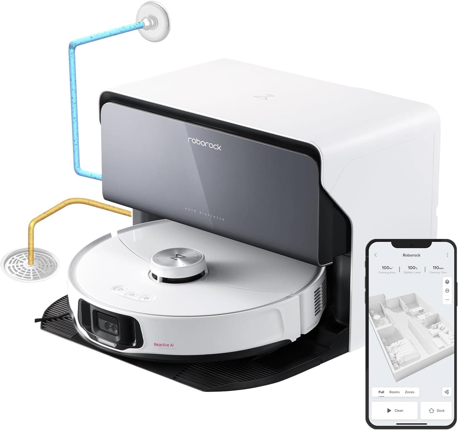 Roborock S8 MaxV Ultra Robot Vacuum & Mop - image 1