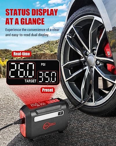 VacLife 12V DC Portable Tire Inflator thumbnail 3
