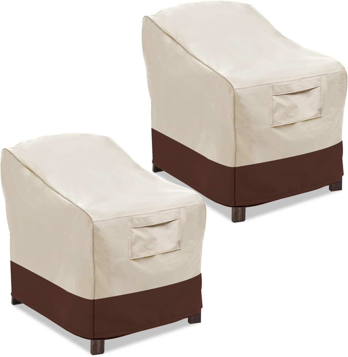 Vailge Patio Chair Covers, Lounge Deep Seat Cover, 2 Pack - image 1