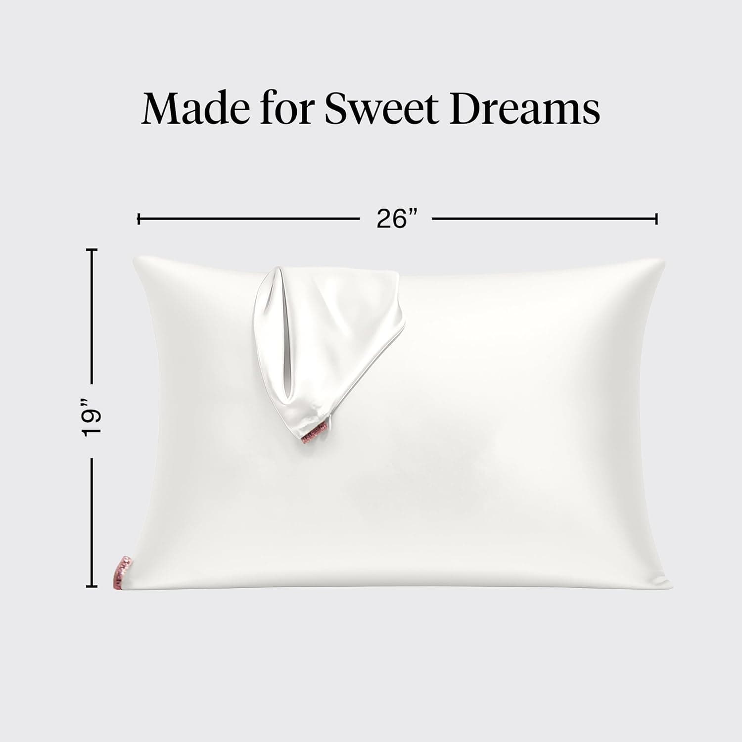 Kitsch Satin Pillowcase with Zipper for Hair and Skin thumbnail 5