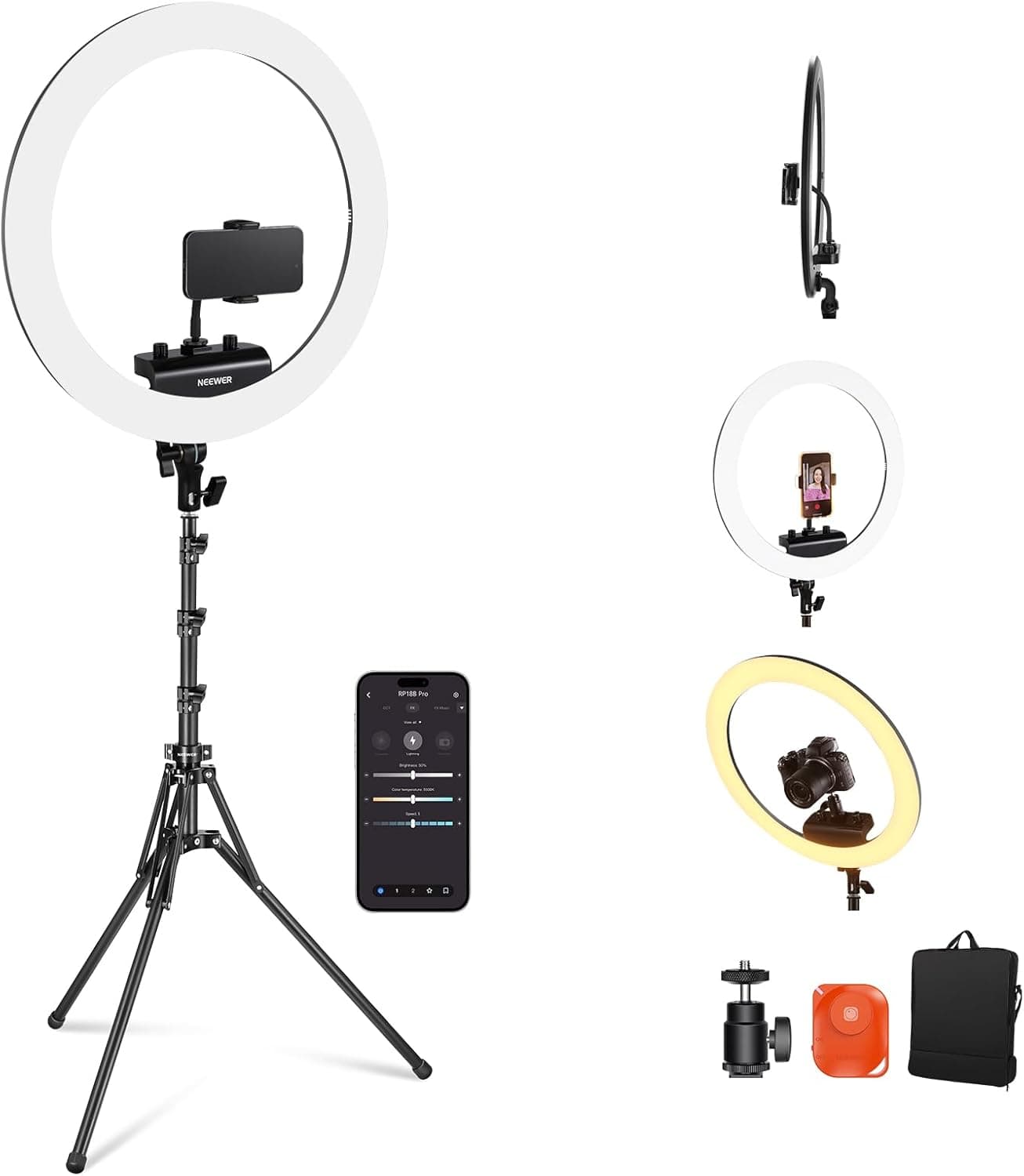 Neewer RP18B Pro 18-Inch Ring Light Kit - image 1