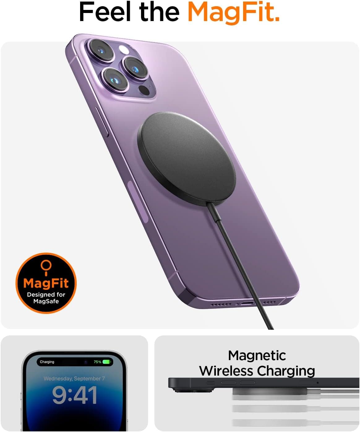 Spigen ArcField MagSafe Wireless Charger Pad thumbnail 2